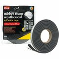 All-Source 3/4in. W x 5/16in. T x 10' L Black Foam Weatherstrip Tape R534HDB